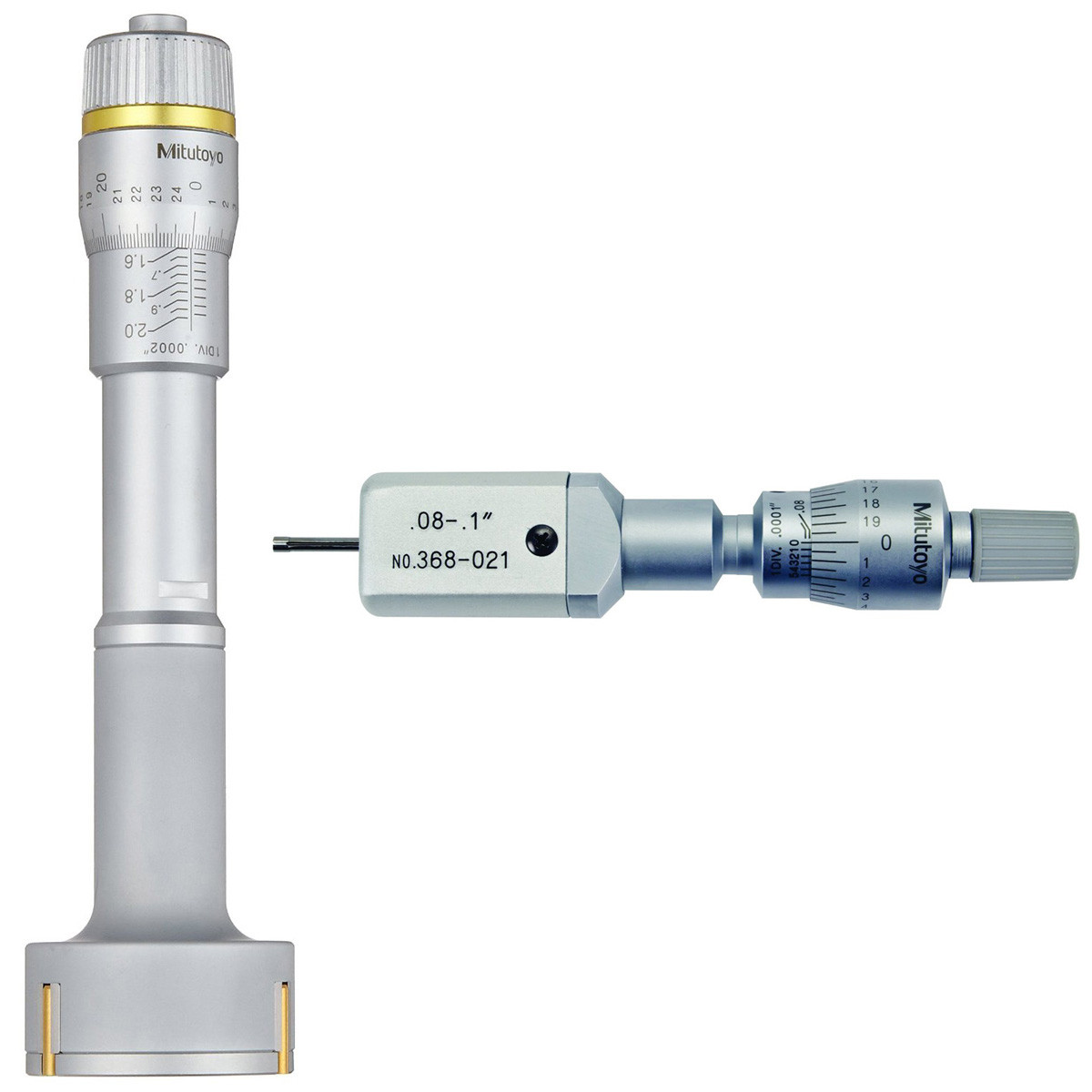 Mitutoyo Three/TwoPoint Internal Holtest Micrometers, Series 368