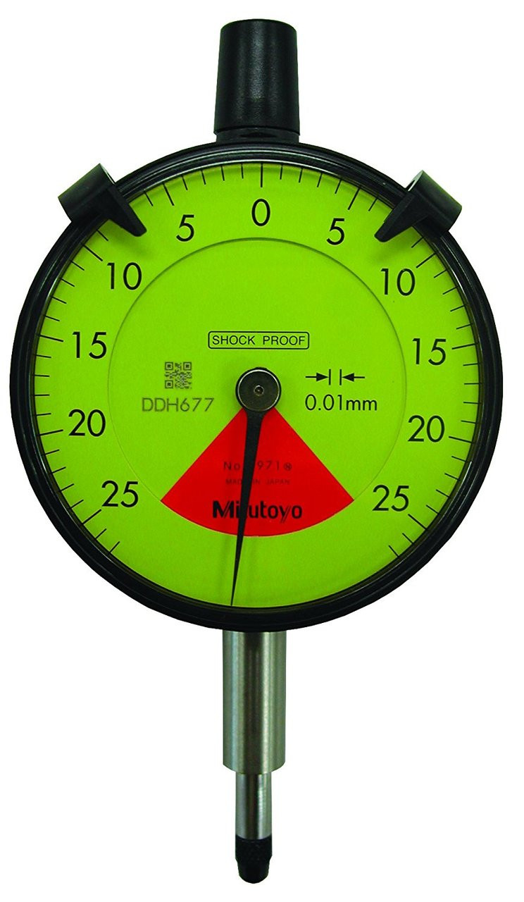 Mitutoyo Dial Indicator 2971tb With Range 0 5mm 10 697 1 Penn
