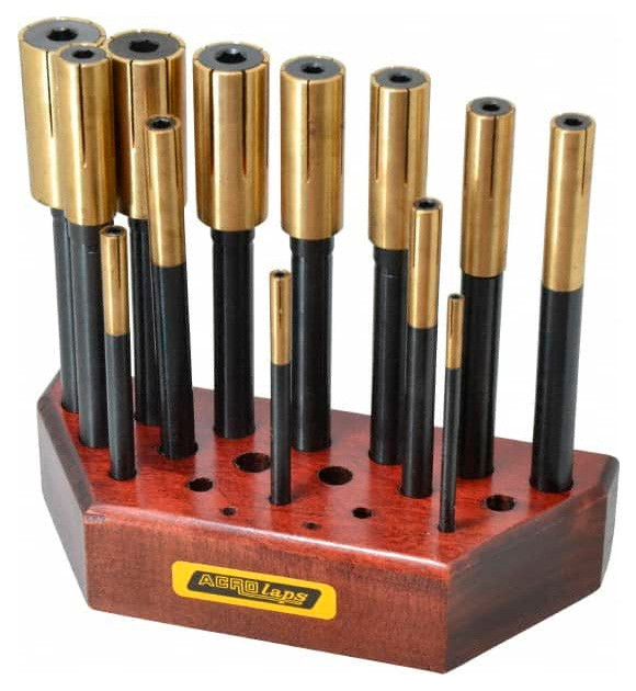 Blind Hole Lap Set, 13 Pieces, 3/16 to 1" Hole Diameter 877027