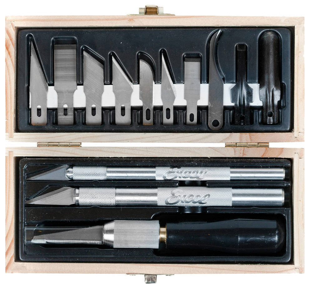Excel Professional Hobby Knife Set 44290, 13 Pieces 657437 Penn
