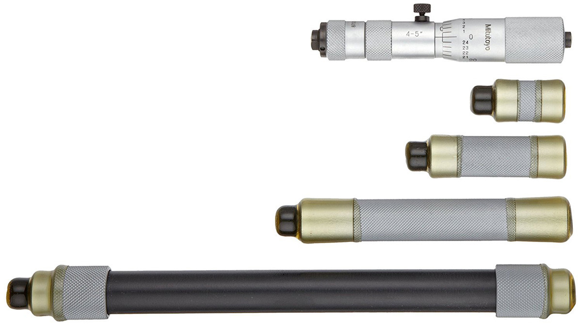 Mitutoyo Tubular Inside Micrometer, Extension Pipe Type, 4 20" 139