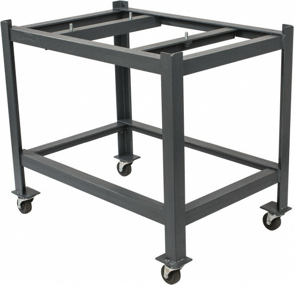 Precise Heavy Duty Steel Stand w/ Rollers, 24" x 36" for Granite
