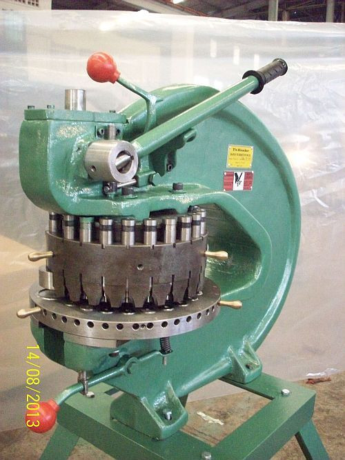 Tin Knocker 18 Station Hand Turret Punch TK18 Penn Tool Co., Inc