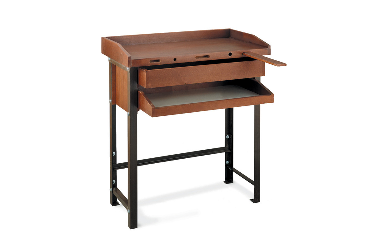 Grobet Usa Jewelers Single Station Workbench With Metal Legs