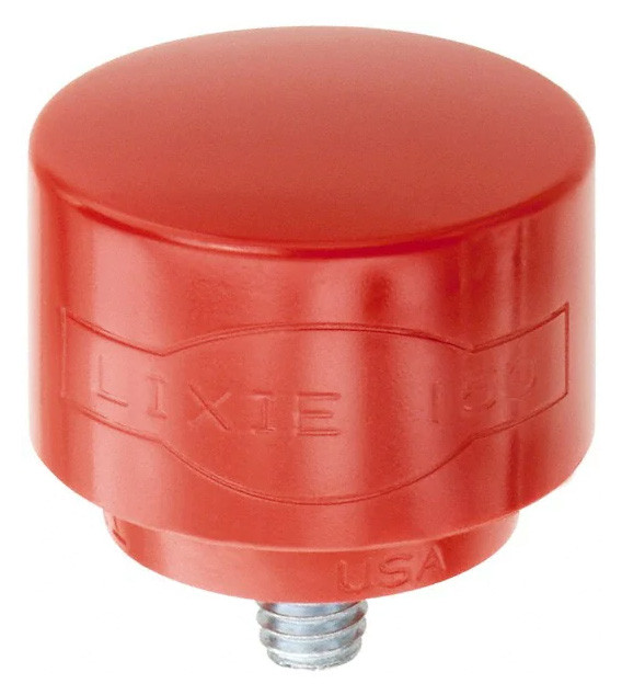 Lixie Replacement Hammer Tip 100T, Red Tough Face, 1" Diameter 66