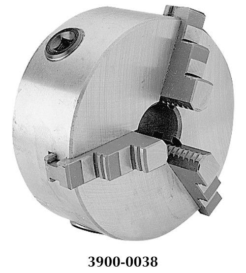 Interstate 3-Jaw Self Centering Direct Mounting D Series Lathe Chuck 10 Dia D1 6 Spindle 70mm 2 75 Thru Hole 34 683 3