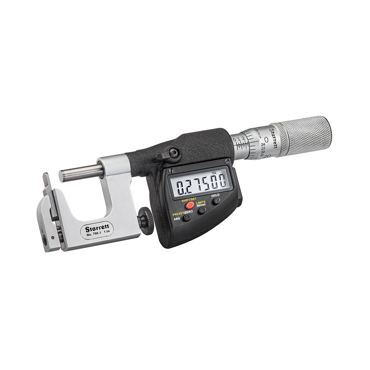 Starrett Electronic Multi-Anvil Micrometer, 0-25mm, EDP 72860 - 790 ...