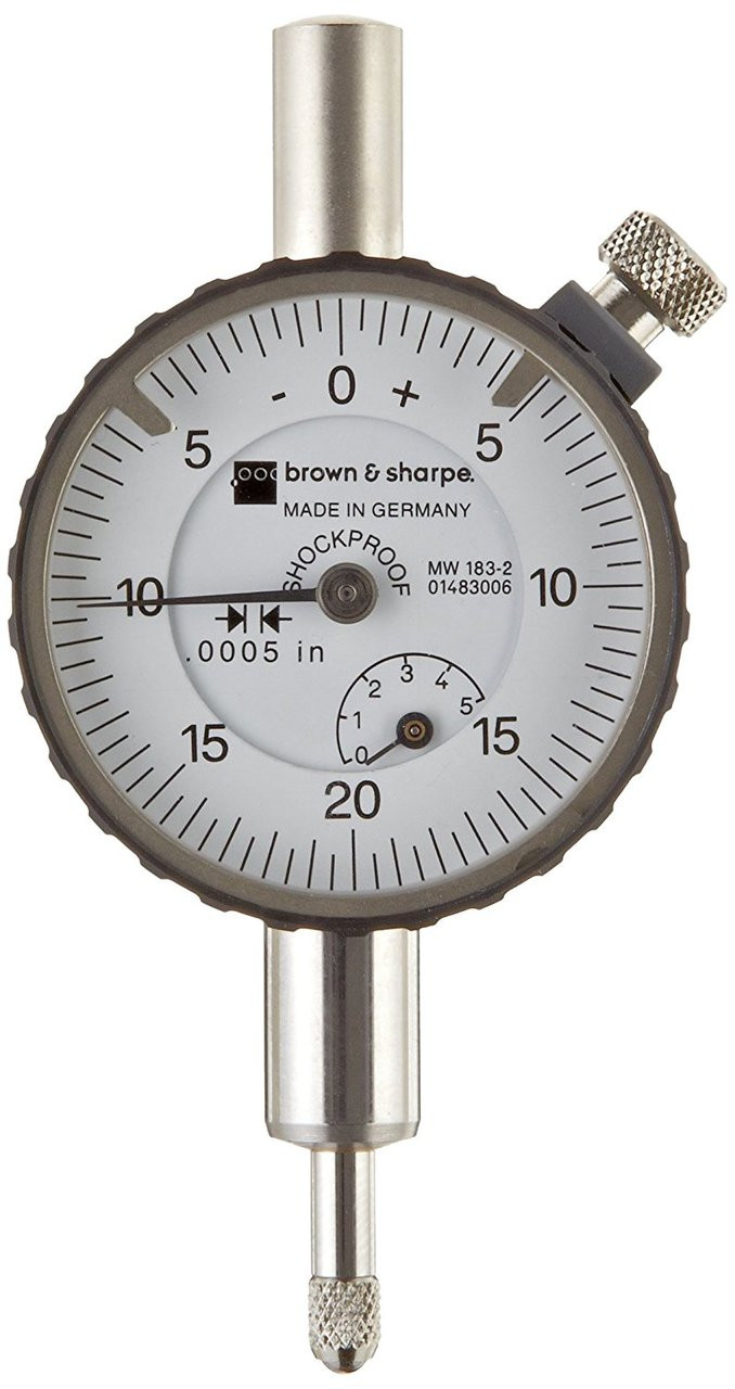 Brown & Sharpe 14.83006 AGD Dial Indicator, Range 0.25