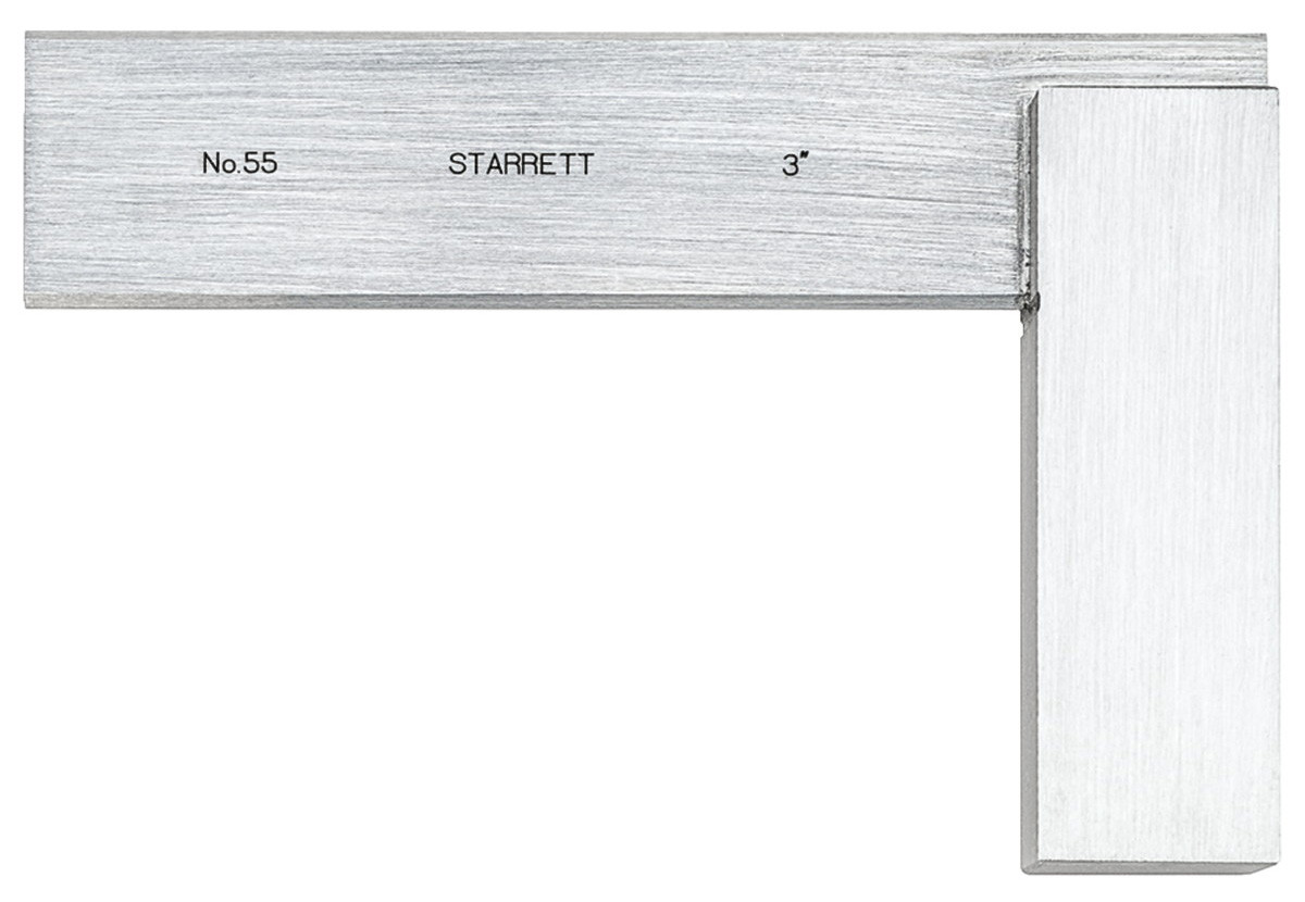 Starrett Master Precision Square, 3" x 2-3/8" - 55-3-1 - Penn Tool Co., Inc