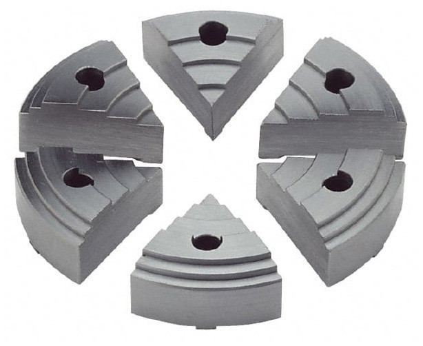 Lathe Chuck Jaws, Set of 8, Internal/External Chucking 702738