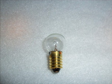 430 BULB 14 VOLT CLEAR LARGE GLOBE SCREW BASE BULB