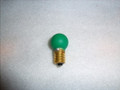 432 GREEN PAINTED 18 VOLTS SCREW BASE LARGE GLOBE
