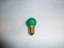 432 GREEN PAINTED 18 VOLTS SCREW BASE LARGE GLOBE