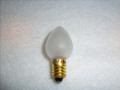 PEAR SHAPED 18 VOLTS FROSTED SCREW BASE BULB- BOX OF 50 BULBS