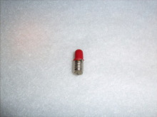 2290-20 14 VOLTS MIDGET SCREW BASE PAINTED RED USED IN 2290 ILLUMINATED BUMPER
