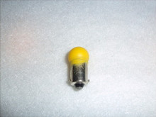 2768-314 14 VOLT YELLOW PAINTED BAYONET BULB FOR BURNING SWITCH TOWER