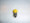 2768-314 14 VOLT YELLOW PAINTED BAYONET BULB FOR BURNING SWITCH TOWER