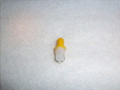 14 VOLT YELLOW PAINTED WEDGE BASE BULB