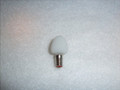 452 WHITE 14 VOLT SMALL TEAR DROP OR PEAR-SHAPED MIDGET SCREW BASE E5.5