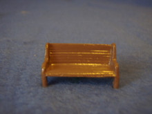 BROWN PEWTER BENCH O SCALE