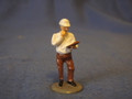 PAINTED PEWTER MAN WITH CLIPBOARD FIGURE O GAUGE