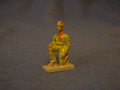 PAINTED PEWTER BLACK BOY SCOUT ON ONE KNEE O GAUGE