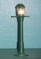 GREEN STREET LAMP WITH CLEAR GLOBE 14 VOLTS 4 1/4" TALL( BOX OF 4)