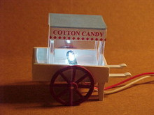 LIGHTED COTTON CANDY CART O GAUGE