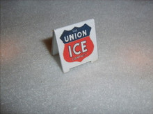 UNION ICE COMPANY SIDEWALK SIGN 1" WIDE X 1 1/8" TALL