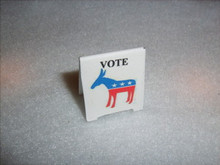 VOTE DEMOCRAT SIDEWALK SIGN 1" WIDE X 1 1/8" TALL