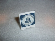 BELL SYSTEM SIDEWALK SIGN 1" WIDE X 1 1/8" TALL