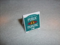 PUBLIC PARKING SIDEWALK SIGN 1" WIDE X 1 1/8" TALL