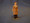 PAINTED PEWTER MAN IN OVERCOAT O GAUGE