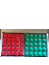 BOX OF 25 EACH RED AND GREEN 18 VOLT LARGE GLOBE