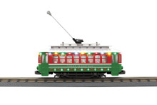 MTH RAILKING 30-5266 CHRISTMAS BUMP-N-GO TROLLEY O GAUGE MFG IN 2026 NEW IN BOX