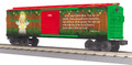 MTH RAILKING O GAUGE CHRISTMAS BOXCAR 30-71306 NEW RELEASE FOR 2026.