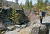 Karen Scouts a Tributary to the Kern River in California for Golden Trout
