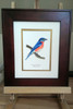 You can purchase the Eastern bluebird framed (frame styles may vary slightly from the one pictured).
