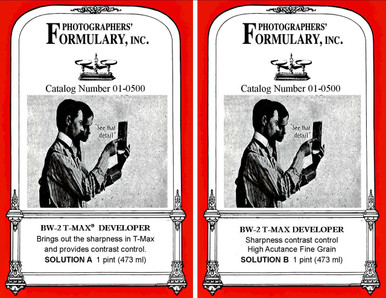 BW-2 T-Max Developer Front Labels