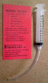 Photographers Formulary 12ml Micro-Mixer Measuring Plastic Syringe 