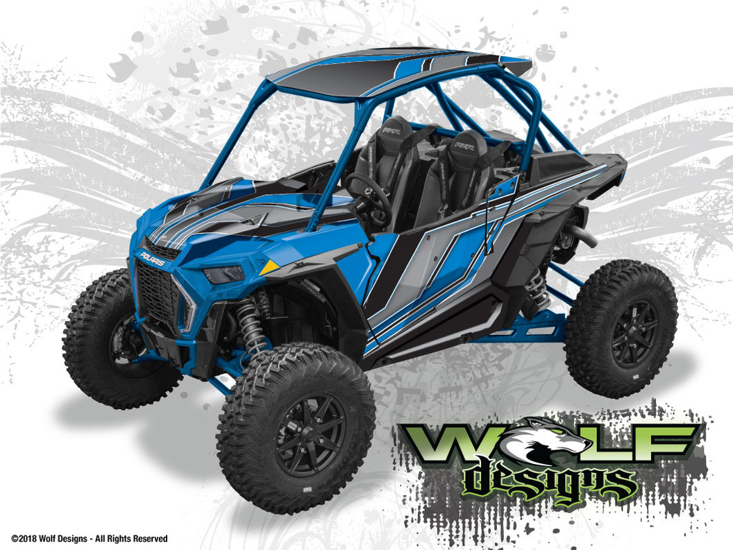 Polaris RZR Turbo S UTV Graphics Wrap Kit