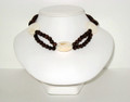 Mother of Pearl & Wooden Bead Necklace (sold)