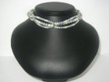 Triple Silver & Cream Pearl Choker (sold)