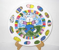 Bunny with eggs Plate