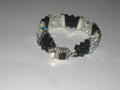 Triple Black & White Crystal Bracelet (SOLD)