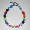 Rainbow Crystal Bracelet (sold)