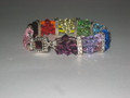 Triple Rainbow Crystal Bracelet (SOLD)