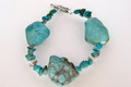 Turquoise Nugget & Chips Bracelet (sold)