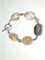 Beige Nugget & Silver Bracelet (sold)