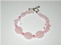 Rose Quartz & Crystal Bracelet (sold)